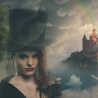 surreal steam castle