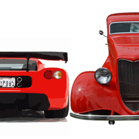 vintage or new sports car