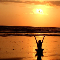 beach meditation
